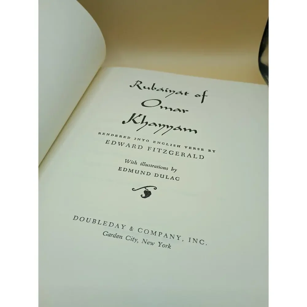 Rubaiyat of Omar Khayyam 1952 Garden City Books